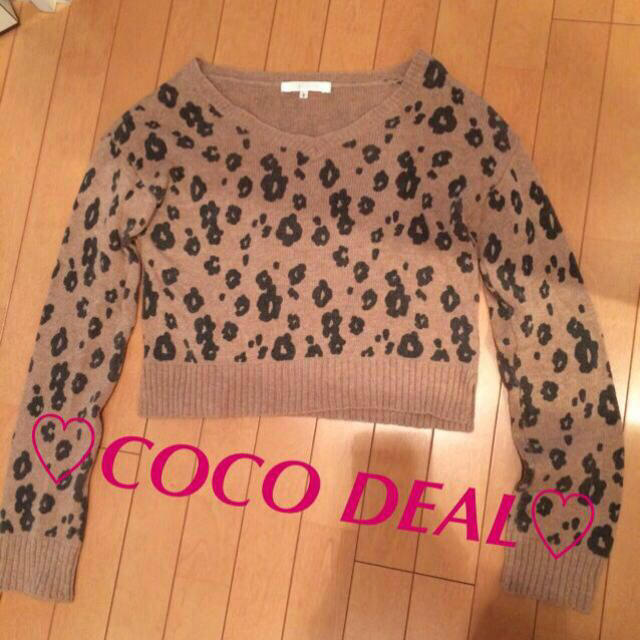 COCO DEAL(ココディール)の美品❤️COCODEALショート丈ニット レディースのトップス(ニット/セーター)の商品写真