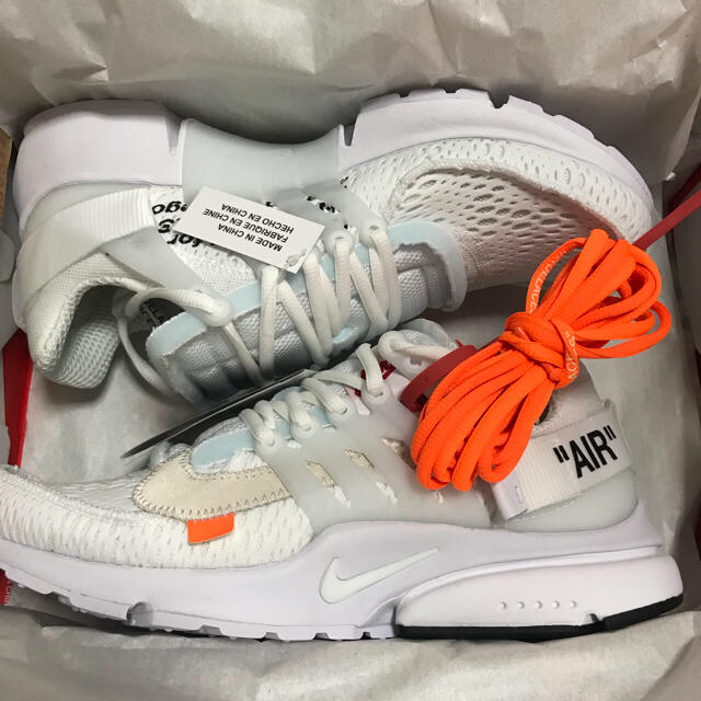 27.0 NIKE offwhite air presto