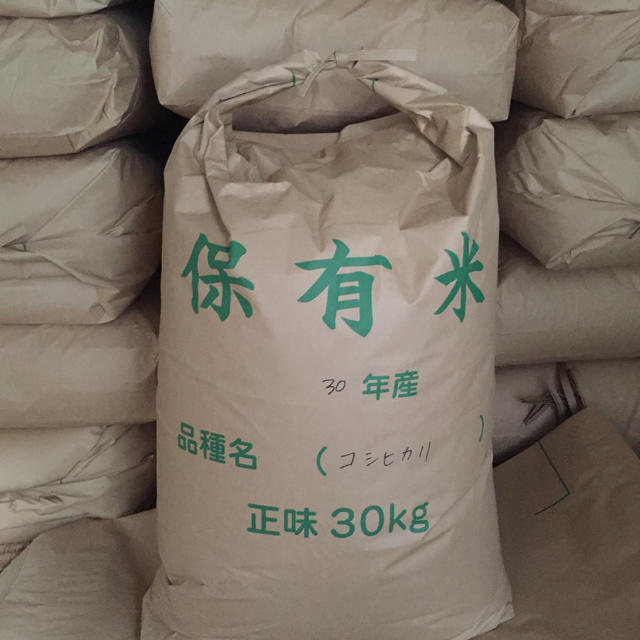 BGM様専用です☆ 平成30年産！新米減農薬コシヒカリ玄米30kg
