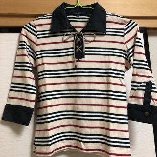 バーバリー(BURBERRY)のBURBERRY  七分袖   カットソー(Tシャツ/カットソー)