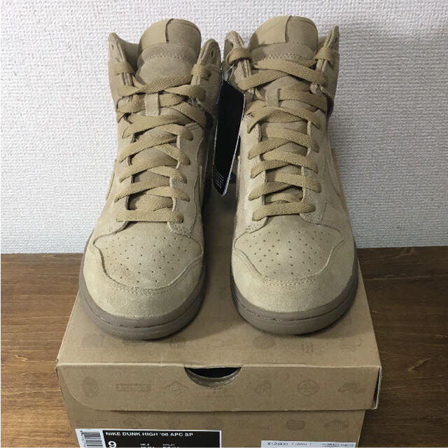 A.P.C(アーペーセー)の新品 A.P.C. コラボ NIKE DUNK HIGH  27cm メンズの靴/シューズ(スニーカー)の商品写真