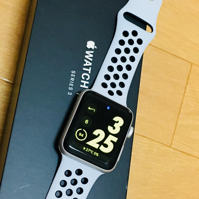 Apple Watch(アップルウォッチ)の美品 Apple Watch series３ Nike GPS 42mm エンタメ/ホビーのエンタメ その他(その他)の商品写真