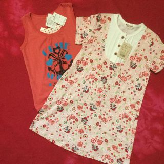 ミアリーメール(MIALY MAIL)の新品☆まとめて2枚1200円☆130㎝夏物女児用☆送料込み(Tシャツ/カットソー)