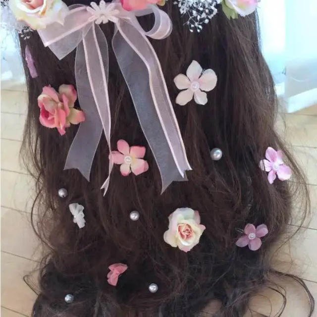 ラプンツェルハーフアップ髪飾りの通販 by ❀mi❀flower♡happy ラプンツェルハーフアップ髪飾りの通販 by ❀mi❀flower♡happy