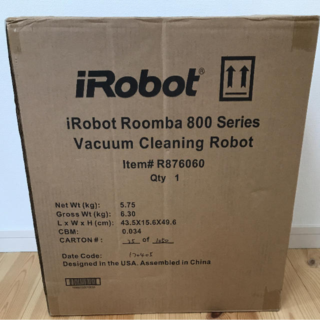 iRobot(アイロボット)の最安値  iRobot Roomba ルンバ 876 R876060  保証つき スマホ/家電/カメラの生活家電(掃除機)の商品写真