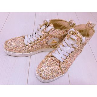 クリスチャンルブタン(Christian Louboutin)のルブタン グリッター 37(スニーカー)