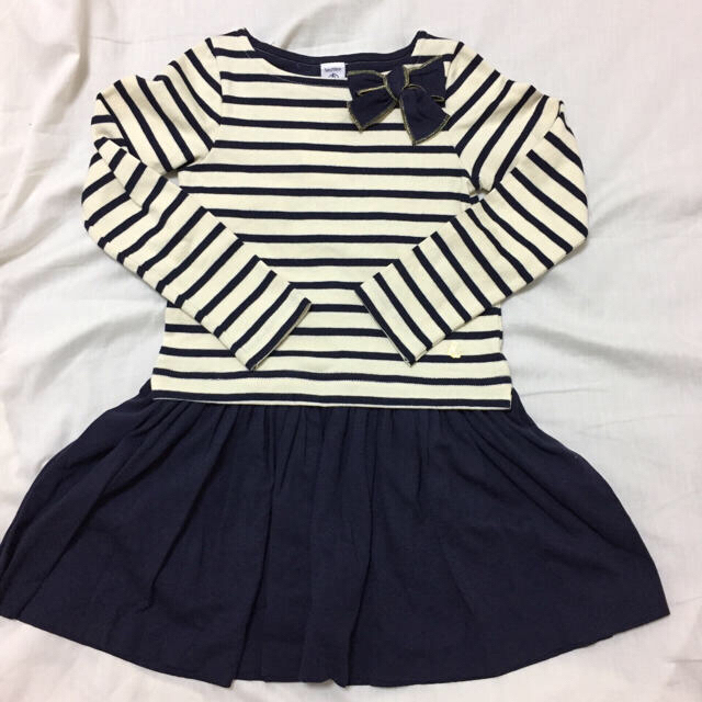 PETIT BATEAU(プチバトー)のmaron様専用☆4ans プチバトー マリニエール ワンピース キッズ/ベビー/マタニティのキッズ服女の子用(90cm~)(ワンピース)の商品写真