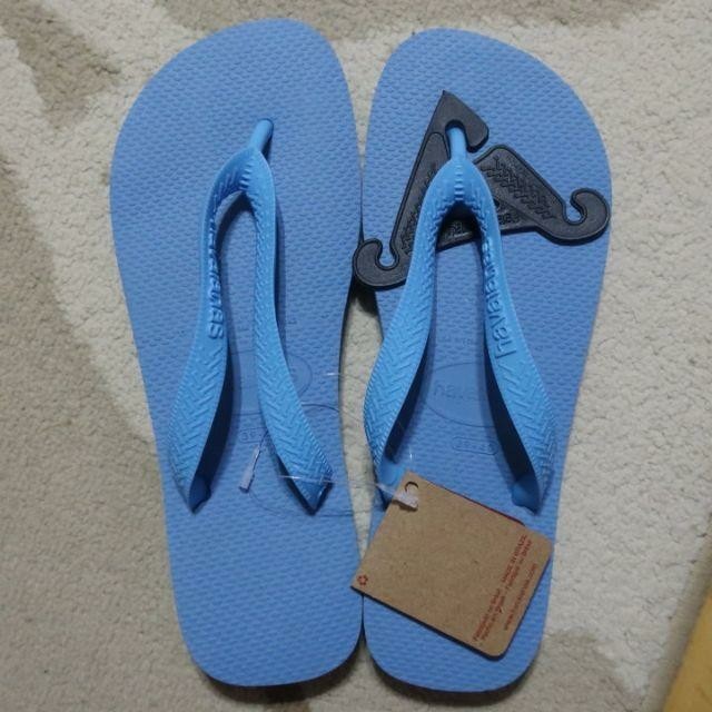 havaianas(ハワイアナス)のハワイアナス トップ ビーチサンダル ブルースプラッシュ 約26.5-27.5
 メンズの靴/シューズ(ビーチサンダル)の商品写真