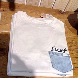 ダブルティー(WTW)の新品！wtw(ダブルティー)INDIGO POCKET SURF Tシャツ(Tシャツ/カットソー(半袖/袖なし))