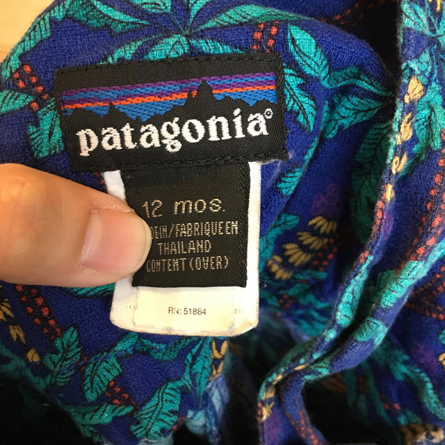patagonia(パタゴニア)のレア！！！パタゴニア12mos キッズ/ベビー/マタニティのキッズ服男の子用(90cm~)(パンツ/スパッツ)の商品写真
