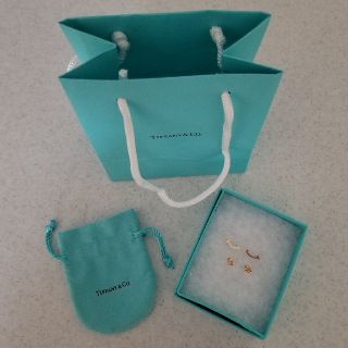 ティファニー(Tiffany & Co.)のTIFFANY　ティファニー　Tスマイルピアス　K18(ピアス)