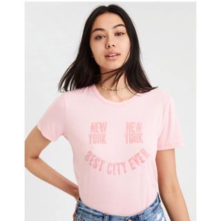 アメリカンイーグル(American Eagle)の新品タグ付き アメリカンイーグル ロゴTシャツM(Tシャツ(半袖/袖なし))