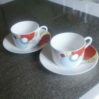 ノリタケ(Noritake)のNoritake カップ&ソーサー２客セット(グラス/カップ)