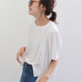 アングリッド(Ungrid)の新品ungrid デザインショートTee ホワイト(Tシャツ(半袖/袖なし))