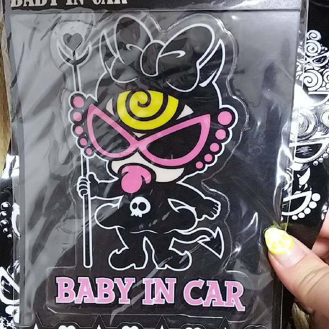 一流の品質 BABY IN CAR ベビーインカー マグネットステッカー 夜でも目立つ