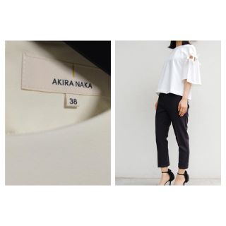 ユナイテッドアローズ(UNITED ARROWS)の【AKIRA NAKA】リボンスリーブ プルオーバー 完売品(シャツ/ブラウス(長袖/七分))