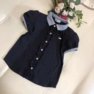 セリーヌ(celine)の専用です♪セリーヌ♪セレブなトップス♪紺130(Tシャツ/カットソー)