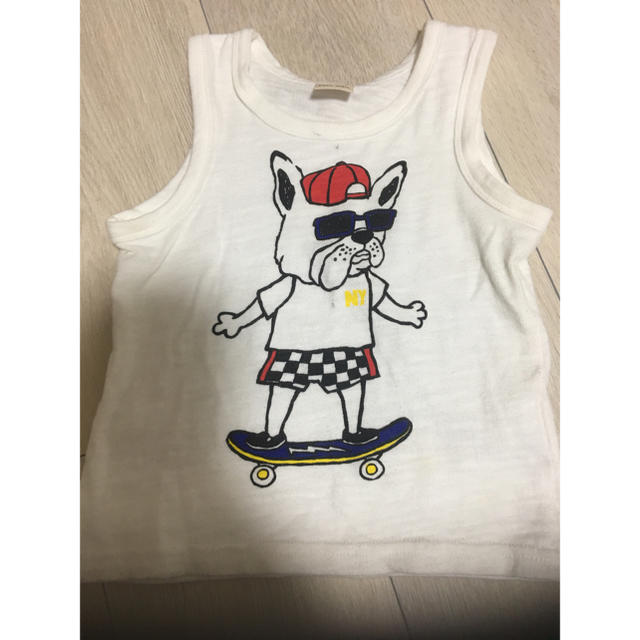 petit main(プティマイン)のタンクトップ キッズ/ベビー/マタニティのキッズ服男の子用(90cm~)(Tシャツ/カットソー)の商品写真