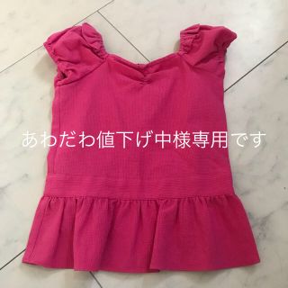 スイートルーム(SweetRoom)のsweetroom little deicy ペプラム トップス 6T(Tシャツ/カットソー)