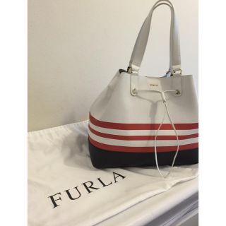 フルラ(Furla)のFURLA Stacy L マリンボーダー(トートバッグ)