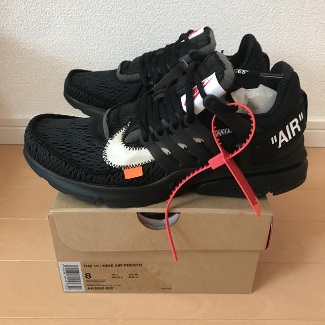 靴/シューズTHE 10 NIKE AIR PRESTO Black 26cm