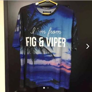 フィグアンドヴァイパー(FIG&VIPER)のFIG&VIPER ヤシの木 海 Tシャツ(Tシャツ(半袖/袖なし))