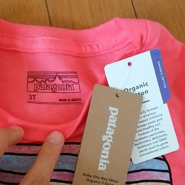 patagonia(パタゴニア)の★新品★パタゴニア ティーシャツ　３歳用 キッズ/ベビー/マタニティのキッズ服女の子用(90cm~)(Tシャツ/カットソー)の商品写真