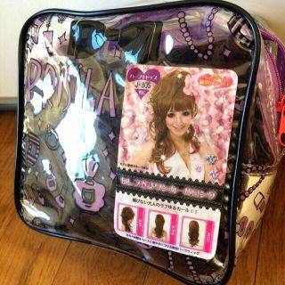 プリシラ(PRISILA)の♡ハーフウィッグ♡前髪付♡ネット付♡(ロングカール)