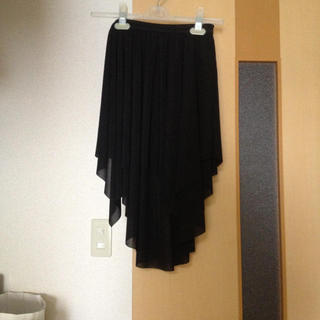 【未使用】テールフィッシュスカート黒(ロングスカート)