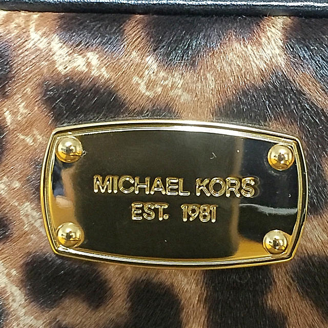 Michael Kors(マイケルコース)の即購入OK!  マイケルコース ショルダーバッグ ヒョウ柄 ハラコ レオパード レディースのバッグ(ショルダーバッグ)の商品写真