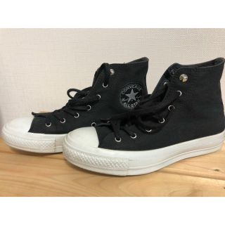 コンバース(CONVERSE)のコンバース ハイカット 黒 BLACK 23.5㎝(スニーカー)