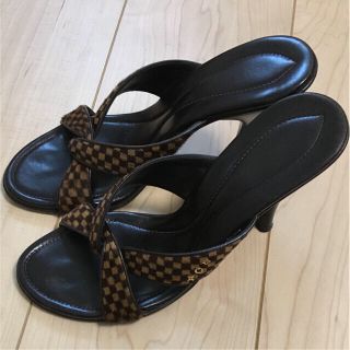 ルイヴィトン(LOUIS VUITTON)のLOUIS VUITTON ハラコ ミュール(ミュール)