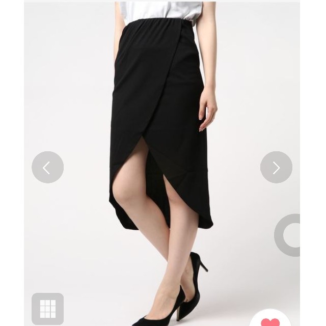 Delyle NOIR(デイライルノアール)のmonya♡♡様専用 カシュクールロングスカート レディースのスカート(ロングスカート)の商品写真
