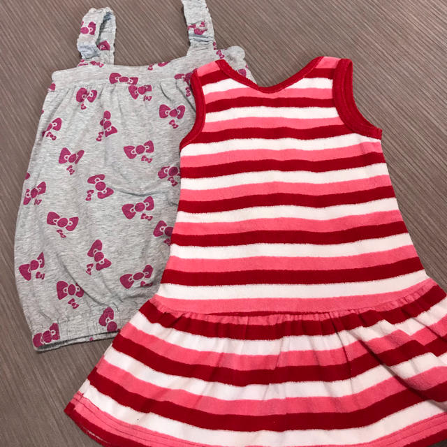 サンリオ(サンリオ)のワンピース ２枚 セット キッズ/ベビー/マタニティのキッズ服女の子用(90cm~)(ワンピース)の商品写真