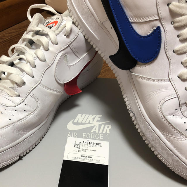 NIKE(ナイキ)のAir Force 1 swoosh pack エアフォース スウッシュパック メンズの靴/シューズ(スニーカー)の商品写真