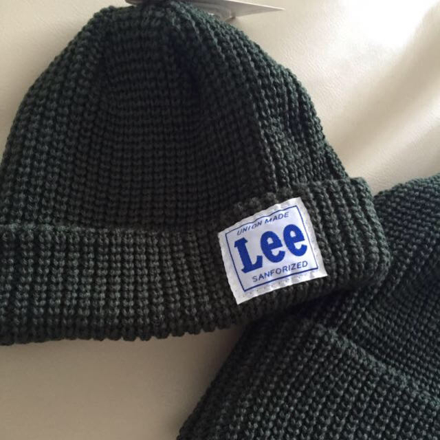 Lee(リー)のyuuca様♡専用Leeニットワッチ大人 レディースの帽子(ニット帽/ビーニー)の商品写真