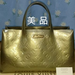 ルイヴィトン(LOUIS VUITTON)の【美品】ルイヴィトン ヴェルニ ウィルシャーPM 確実正規品(ハンドバッグ)