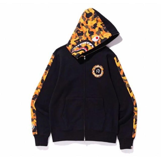 BAPE XO CAMO SHARK FULL ZIP HOODIE エイプ