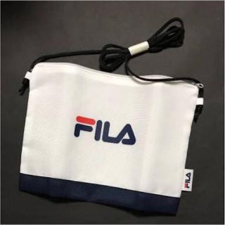 フィラ(FILA)の【雑誌】セブンティーン 8月号【付録】FILA　ロゴサコッシュ♪《未開封》(ポーチ)