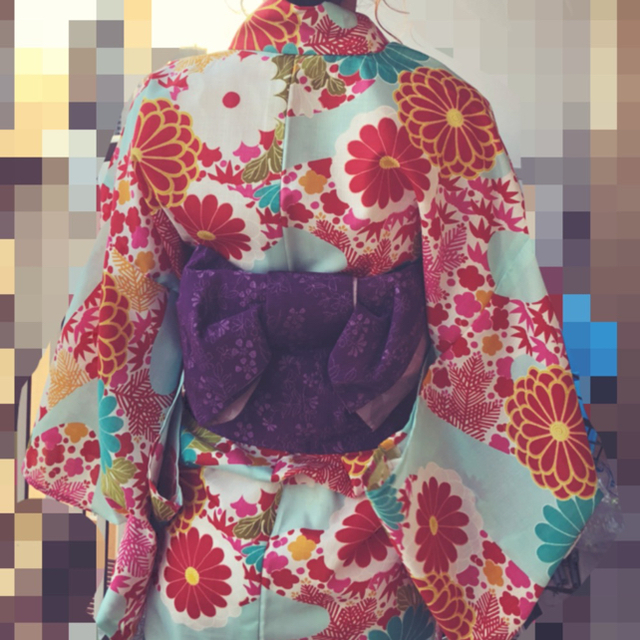 乃木坂46(ノギザカフォーティーシックス)の白石麻衣 コラボ 浴衣 平帯セット レディースの水着/浴衣(浴衣)の商品写真