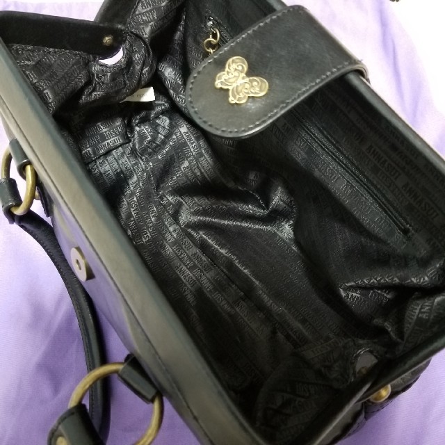 ANNA SUI(アナスイ)の【お値下げしました♡】ANNA SUI　ドクターズバック　ブラック レディースのバッグ(ハンドバッグ)の商品写真