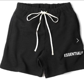 フィアオブゴッド(FEAR OF GOD)のFOG essentials short black Mサイズ(ショートパンツ)