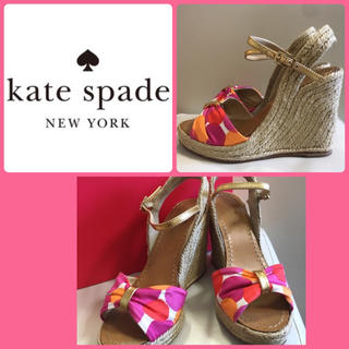 ケイトスペードニューヨーク(kate spade new york)のうめ様専用ページです♡ケイトスペード♡カラフルウエッジ サンダル♡(サンダル)