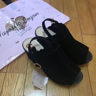 マジェスティックレゴン(MAJESTIC LEGON)のマジェスティックレゴン フリルサボサンダル M(サンダル)