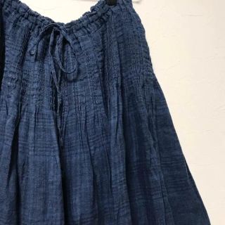 メゾンドソイル(maison de soil) リネンタックキュロットパンツの