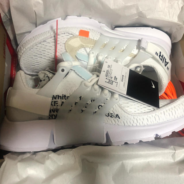 OFF-WHITE × NIKE AIR PRESTO 27cm snkrs購入