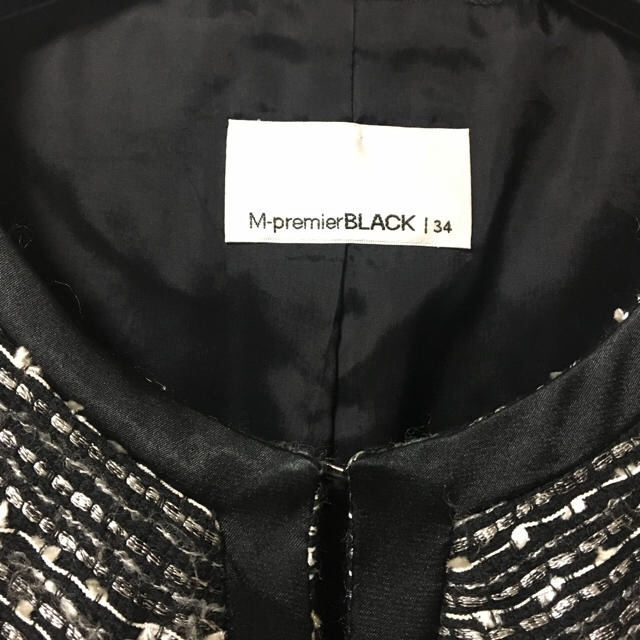 M-premier(エムプルミエ)のM-premier BLACK&Harrods sayukoさまご専用 レディースのジャケット/アウター(ノーカラージャケット)の商品写真
