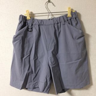 サンシー(SUNSEA)のsunsea ナイスマテリラルパンツ グレー(ショートパンツ)