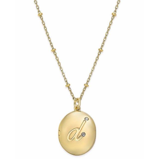 kate spade new york(ケイトスペードニューヨーク)のKate Spade (D) Initial Locket ネックレス レディースのアクセサリー(ネックレス)の商品写真