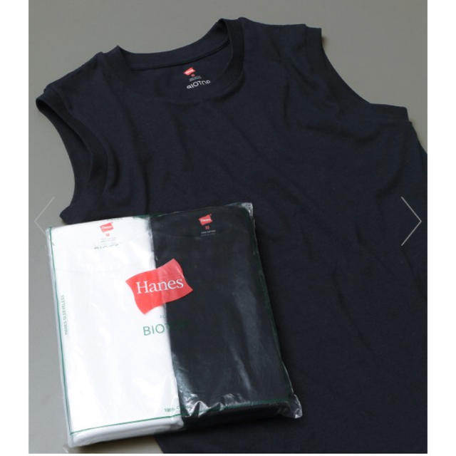 Adam et Rope'(アダムエロぺ)の新品未使用 Hanes Sleeveless T-Shirts 2color レディースのトップス(Tシャツ(半袖/袖なし))の商品写真